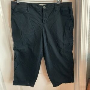 Sonoma Life & Style - Black Capri Pants - Black - Ladies Size 16W